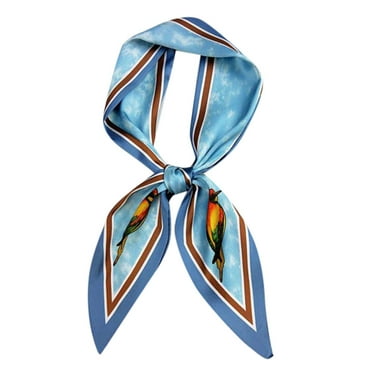 Ploknplq Womens Fall Fashion 2023 Scarf Women's Satin Silk Feels Formal Square Neck Scarf Hair Wrapped Mother's Day Gift Shawls and Wraps
