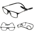 thumbnail image 1 of Ploreser Portable Hanging Neck Reading Glasses Rectangle for Elderly Men Women Foldable Square Magnet Bendable Presbyopic Glasses, 1 of 6