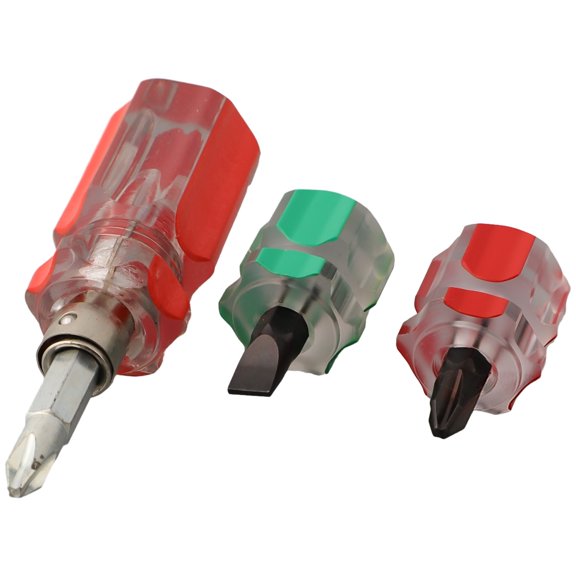 Plorith Nutdrivers Screwdriver Repair Screw Cross Head DIY Driver Interchangeable Multifunction Flat