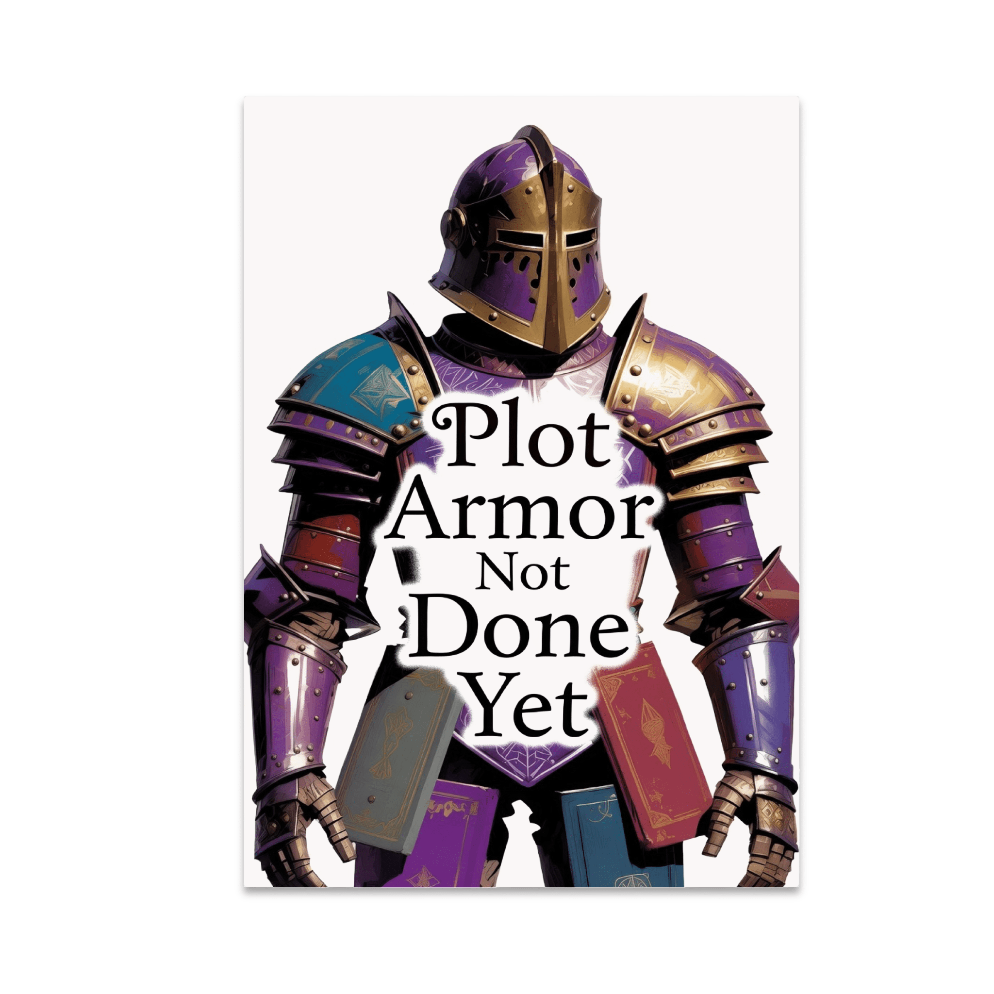 Plot Armor Not Done Yet - Young Adult Fantasy Art - 13x19 Poster Print ...