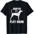 thumbnail image 1 of Plott Hound T-Shirt - Funny Dog Lover Tee T-ShirtMen's and women's gift, black and white T-shirt, size: Extra large S-4XL, 1 of 4