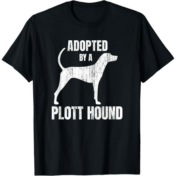Plott Hound T-Shirt - Funny Dog Lover Tee T-ShirtMen's and women's gift, black and white T-shirt, size: Extra large S-4XL