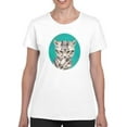 thumbnail image 1 of Plotting Cat T-Shirt Women -Kayomi Harai Designs, Female 4X-Large, 1 of 4