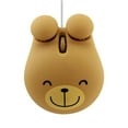 thumbnail image 1 of PloutoRich Wired Mouse Cute Animal Brown Bear Mouse Portable 1200DPI Optical USB Corded Mouse for Laptop PC Desktop Computer, 1 of 9
