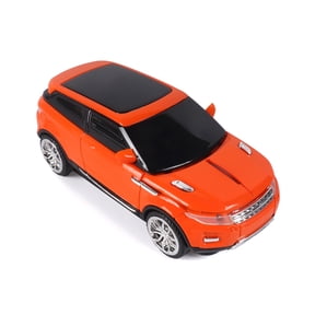 PloutoRich Wireless Car Mouse Small Cool Sport Car Shaped Computer Mice with LED Headlight USB Receiver 2.4GHz Portable Optical Mini Mouse for Laptop PC Desktop Computer Kids Gift (Orange)