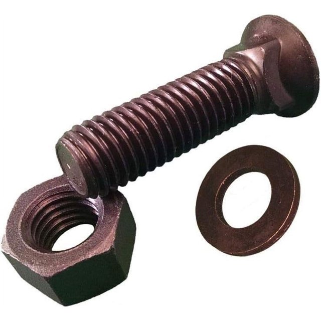 Plow Bolt, Nut, washer Blades/Cutting Edges 3/410x2 1/2 Grade 8