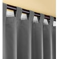 thumbnail image 1 of Plow & Hearth 63" L Thermalogic Energy Efficient Insulated Tab-Top Curtains Gray, 1 of 2