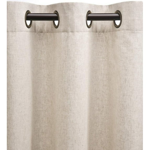 Plow & Hearth 84" Energy Efficient Grommet-Top Insulated Curtain, in Linen