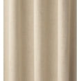 thumbnail image 1 of Plow & Hearth 84" L x 80"W Double-Lined Tab Patio Curtain Panel w/Wand, Linen, 1 of 2