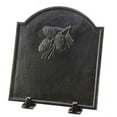 thumbnail image 1 of Plow & Hearth Cast Iron Fireplace Fireback with Pine Cone Design, 1 of 1