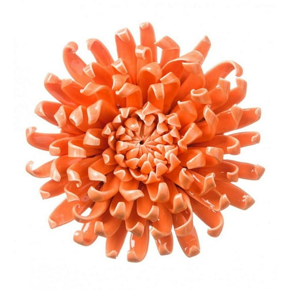 Plow & Hearth Ceramic Wall Flowers, 6"