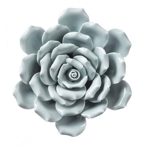 Plow & Hearth Ceramic Wall Flowers, 6"