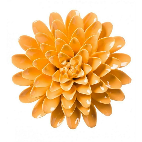 Plow & Hearth Ceramic Wall Flowers, 8"