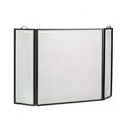 thumbnail image 1 of Plow & Hearth Classic Tri-Fold Flat-Guard Fireplace Fire Screen, in Black, 1 of 2