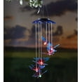thumbnail image 1 of Plow & Hearth Color Changing Solar Mobile with Butterflies, 1 of 1