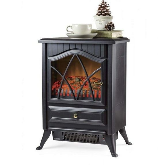 Plow & Hearth Compact Electric Stove Black