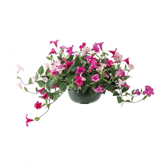 Plow & Hearth Faux Petunia Urn Filler - Pink