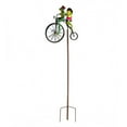 thumbnail image 1 of Plow & Hearth Handmade Bicycling Frogs Metal Wind Spinner, 1 of 1