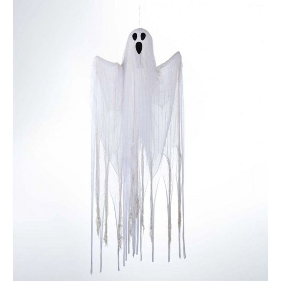 Plow & Hearth Hanging Ghost With Color-Changing Lights
