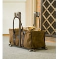 thumbnail image 1 of Plow & Hearth Heavy Duty Canvas Log Carrier And Steel Stand Set, 1 of 1