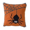 thumbnail image 1 of Plow & Hearth Indoor/Outdoor Polypropylene Lighted Spider Web Throw Pillow, 1 of 2