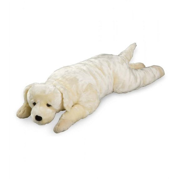 Plow & Hearth Labrador Retriever Body Pillow Yellow Lab