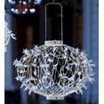 thumbnail image 1 of Plow & Hearth Large White Solar Star Lantern, 1 of 2