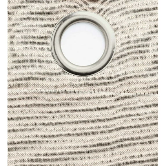 Plow & Hearth Madison Double-Blackout Grommet Curtains, 40" x 54" Panels, Parchment