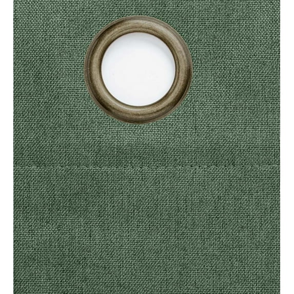 Plow & Hearth Madison Double-Blackout Grommet Curtains, 40" x 63" Panels, Spruce