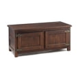 thumbnail image 1 of Plow & Hearth Portland Ice Box Wood Coffee Table/Bench with Replica Hardware, 1 of 6