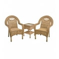 thumbnail image 1 of Plow & Hearth Prospect Hill Wicker Set of Two Chairs and End Table - Driftwood, 1 of 1