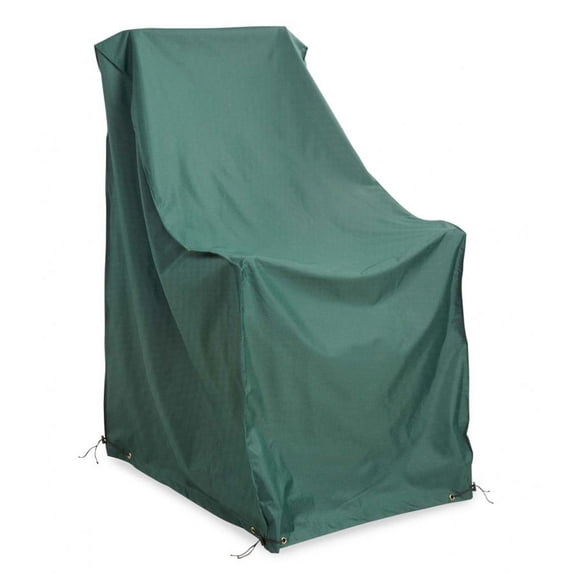 Plow & Hearth Rocking Chair 26-3/4" x 31-1/2" x 44" Green Patio Furniture Cover, All-Weather