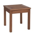 thumbnail image 1 of Plow & Hearth Slatted Wood Side Table - Natural Stain, 1 of 1