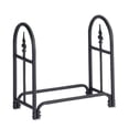 thumbnail image 1 of Plow & Hearth Small Decorative Heavy-Duty Steel Fireplace Wood Rack / Log Rack, 1 of 1