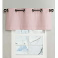 thumbnail image 1 of Plow & Hearth Thermalogic Insulated Ticking Stripe Grommet Top Valance, 40"W x 15"L Burgundy, 1 of 2