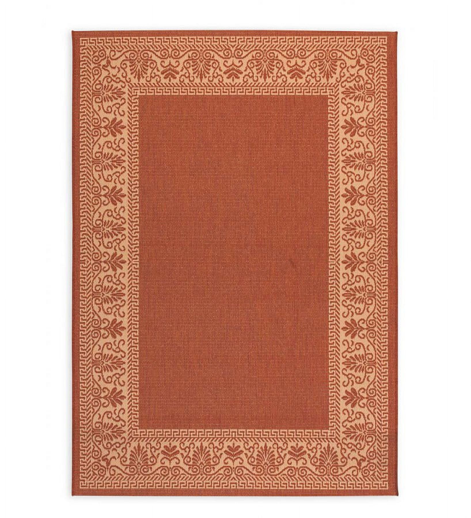 Plow & Hearth Veranda Border Indoor/Outdoor Rug, 2' x 3'7