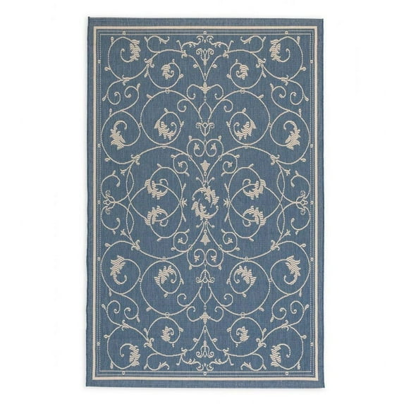 Plow & Hearth Veranda Scroll Indoor/Outdoor Rug, 2' x 3'7"