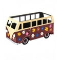 thumbnail image 1 of Plow & Hearth Vintage Style Flower Power Miniature Bus Garden Planter - Red, 1 of 3