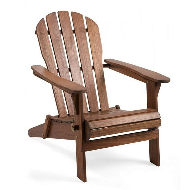 Plow & Hearth Wooden Adirondack Chair - Natural Stain