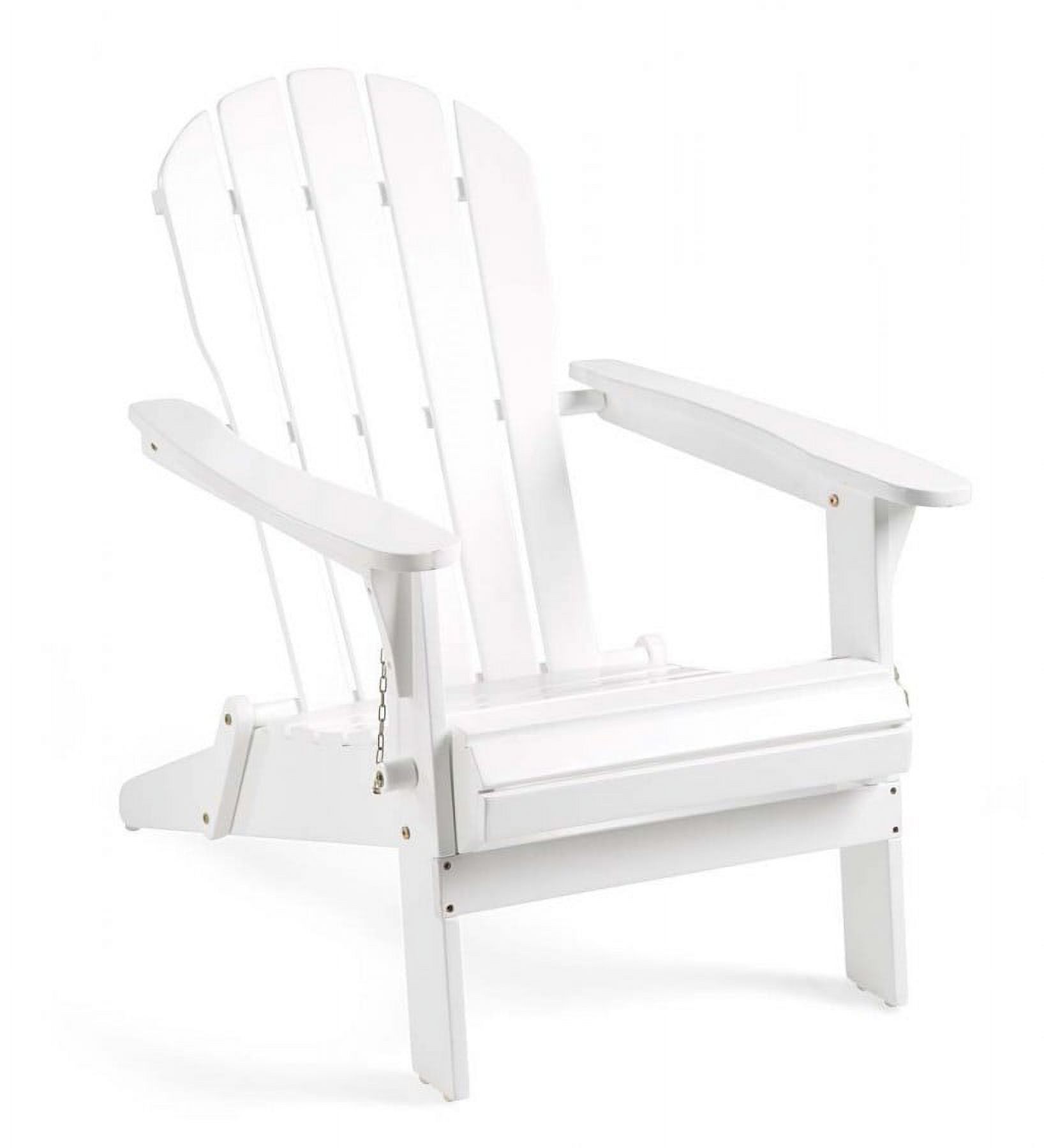Plow & Hearth Wooden Adirondack Chair - White Paint - image 1 of 3