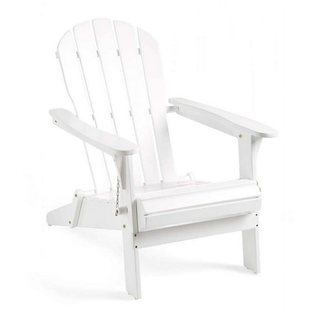 Plow & Hearth Wooden Adirondack Chair - White Paint