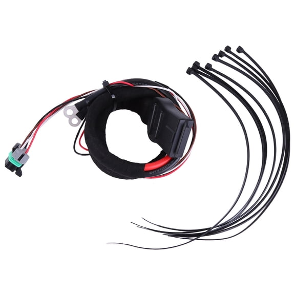 Plow Side Power + Ground 4-Pin Cable for Western Fisher, Battery Cable Harness 42015 Fleet Flex