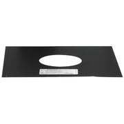 SELKIRK VP Pellet Pipe 12-1/2 In. Galvanized Trim Plate 243502