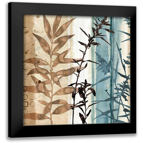 Pluch, Melissa 15x15 Black Modern Framed Museum Art Print Titled - Watermark Branches