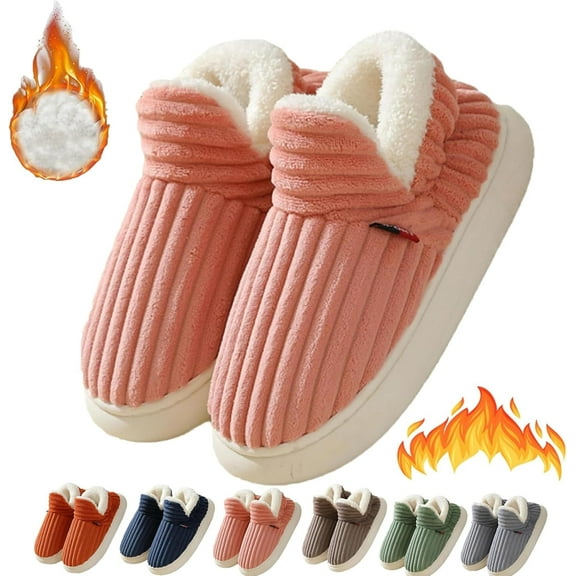 Cozy Stylish Slipper,Slipper Booties, Winter Fuzzy Warm Thick-Soled Plush House Cloud Slides Men Women