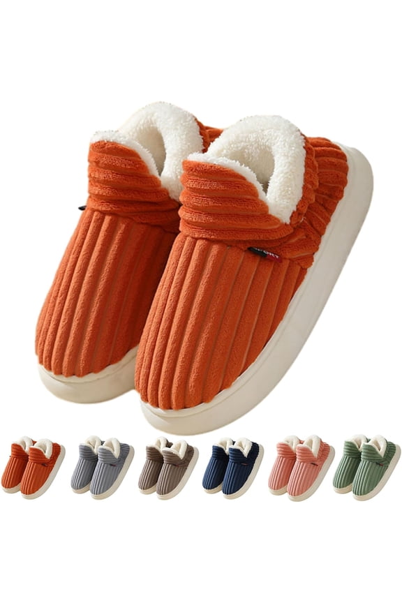 Cozy Stylish Slipper, Pluffi Slipper Booties, Winter Fuzzy Warm Thick-Soled Plush House Cloud Slides Men Women