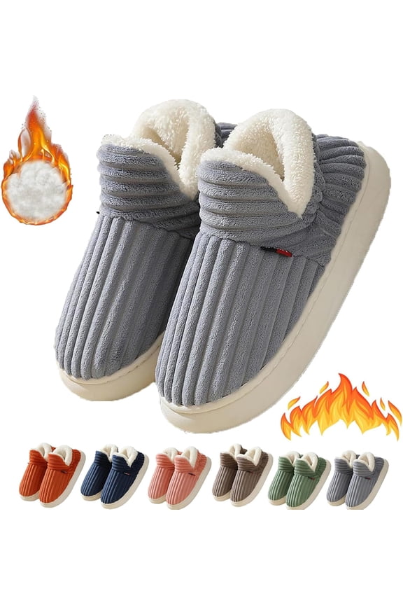 Cozy Stylish Slipper,Slipper Booties, Winter Fuzzy Warm Thick-Soled Plush House Cloud Slides Men Women