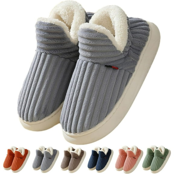 Pluffi Slipper Booties,Pluffi Cozy Stylish Slipper,Winter Fuzzy Warm Thick-Soled Plush House Cloud Slides Men Women