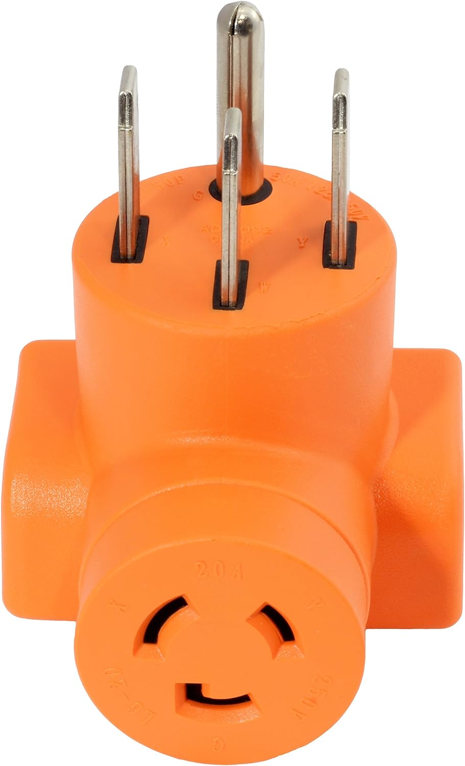 Plug Adapter NEMA 1450P 50Amp 125/250Volt Range/RV/Generator Power