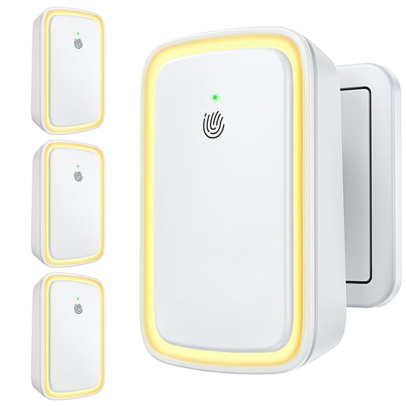 Plug In Air Ionizer 4Pack Negative Ion Air Purifiers Quiet Air Freshener for Home Bedroom Office Basement - Portable Mini Air Cleaner Odor, Smoke, Dust, Pet Smell